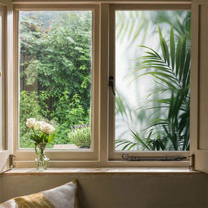 Bambou Ombre Rétro Film <span class=keywords><strong>Translucide</strong></span> Décoratif Électrostatique Verre Fenêtre <span class=keywords><strong>Autocollant</strong></span> Gratuit Décoration de La Maison avec Gule Autocollants - Product Image 1