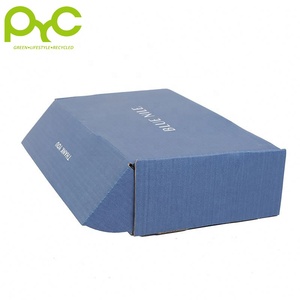 Hộp Các Tông Màu Xanh Dương Theo Yêu Cầu Trực Tiếp Từ Nhà Máy Hộp Giấy Gợn Sóng Hộp Quà Tặng Gửi Thư Doanh Nghiệp Nhỏ - Product Image 2