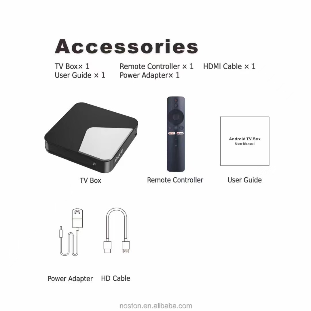 Noston HI BOX A1 - Android 12 Set Top Box with Dual Wifi