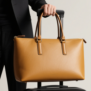 제조업체 풀 그레인 가죽 2 in 1 여행 배낭 및 더플 백 수제 비행기 언더 시트 주말 가방에 휴대 - Product Image 5