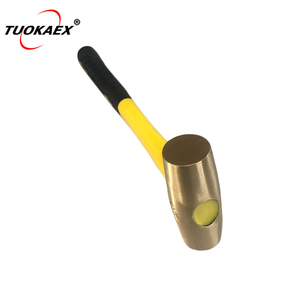 Martillo de Tambor Redondo Antichispas de Latón a Prueba de Explosiones de Venta Caliente con Mango - Product Image 4
