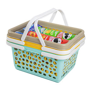 Panier d'injection en plastique pliable couleur personnalisable portable du Vietnam pour la nourriture, les vêtements et les boissons - Product Image 1