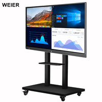 Weier OEM 55/65/75/86 pouces tableau blanc intelligent multi-écran tactile panneau interactif en verre pour une utilisation scolaire