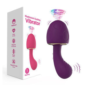 Vibrador AV con Calefacción de Cuerpo Completo, Recargable por USB, de Silicona con Forma de Hongo, Juguete Sexual para Adultos - Product Image 3