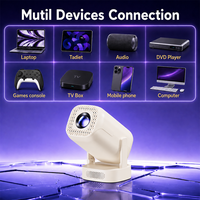 Nouveau projecteur vidéo intelligent U5, prend en charge la 4K, mini home cinéma, projecteur Android Wifi Bt