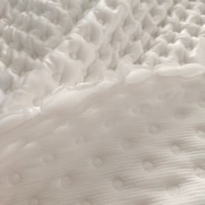 Tela Jacquard de enfriamiento de PE, telas acolchadas de lujo blancas para colchón, tela de almohada de punto de seda fresca funcional - Product Image 6
