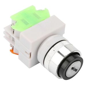 LAY37 22mm interruttore rotante 2/3 posizione manopola serratura rotativa 1NO/1NC interruttore di bloccaggio DPST 660V Ui 10A <span class=keywords><strong>Ith</strong></span> - Product Image 6