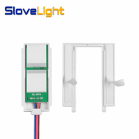 Miroir de salle de bain intelligent DC12V avec variateur tactile, anti-buée, IP22, double bouton, capteur capacitif