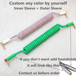Câble spiralé à ressort 3.5mm TRRS vers TRRS 10CM pour clavier divisé RODE Sc7 par <span class=keywords><strong>VIDEOMIC</strong></span> GO Vidéo Micro-type Micros Câbles de cordon audio - Product Image 6