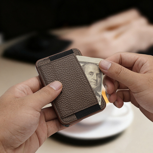 2025 держатель для кредитных карт телефон с магнитом из искусственной кожи, всплывающий кошелек, кошелек для монет, для iPhone 14/15/16 Pro Max Cards - Product Image 6