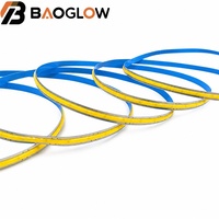 Светодиодная лента COB без пайки, 2700K-6500K, 6.6мм, 2 провода, 12В, 480D, 7+7Вт/м, с возможностью резки каждые 1.25см, Ra≥90, регулируемая белая, для магазинов одежды