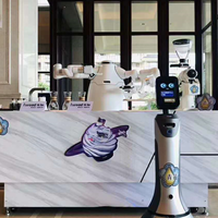 Robot de service à double bras AI pour la vente au détail, pour café, crème glacée et thé - Coopération autonome intelligente, garantie 1 an, vitesse 1 m/s