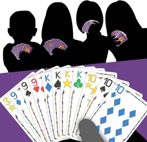 El <span class=keywords><strong>juego</strong></span> no ha terminado hasta que los Kings Go Wild 5 se adaptan al <span class=keywords><strong>juego</strong></span> de <span class=keywords><strong>cartas</strong></span> estilo <span class=keywords><strong>Rummy</strong></span> para mayores de 8 años - Product Image 6