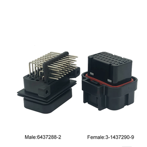 Connecteur étanche pour automobile, huile et gaz, femelle et mâle, <span class=keywords><strong>26</strong></span>, <span class=keywords><strong>34</strong></span>, 60 broches, TE AMP Tyco SUPERSEAL 1,0 MM, 3-1437290-7 4-1437290-0 - Product Image 4