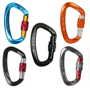 Xinxing Móc Khóa LOGO Theo Yêu Cầu Móc Chìa Khóa Kim Loại Móc Khóa Carabiner Móc Khóa Caribeaner Móc Khóa Hình Chữ D Bằng Nhôm Lớn 3 Inch Móc Chìa Khóa Carabeaner