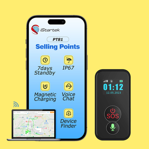 Traceur GPS autonome 4G 1000 mAh SOS, le plus économique, avec fonction vocale GSM, détection de chute et batterie externe intégrée - Product Image 1
