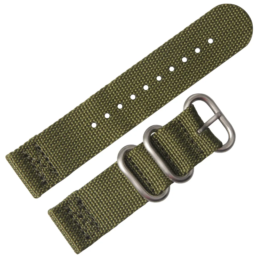 Cinturini per orologi in Nylon di alta qualità 2 pezzi 20mm 22mm cinturini per orologi in Nylon cinturino in tessuto di alta qualità