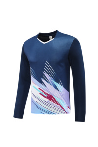 Ensemble de tenue de sport respirante personnalisée à manches longues pour volley-ball, badminton et tennis de table 2026 - Product Image 2