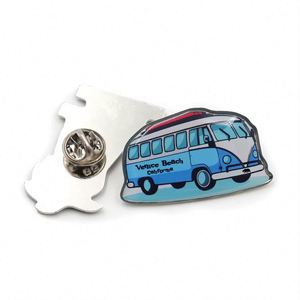 Insignias de Metal Personalizadas de Fábrica, Broches de Moda con Logotipo, Pins de Solapa de Esmalte Duro y Suave para Días Importantes - Product Image 4
