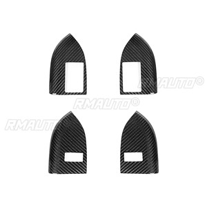 Kit de Estilización de Automóvil de Fibra de Carbono Real de 4 Piezas para Land Rover Range Rover Sport 2014-2020, Panel de Control Central, Accesorios Exteriores para el Volante - Product Image 2