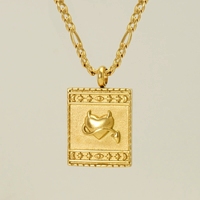 Collar de Moda con Colgante Cuadrado de Letras del Alfabeto, Cadena con Iniciales, Concha Rosa, Chapado en Oro de 18K, Acero Inoxidable, Joyería para Mujer