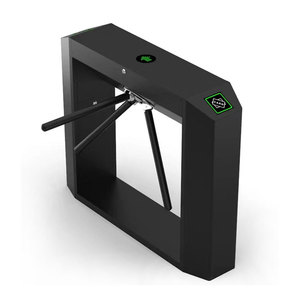 Haut débit taille haute porte rotative semi-automatique salle de sport <span class=keywords><strong>Rfid</strong></span> carte de balayage entrée sortie contrôle d'accès trépied tourniquet - Product Image 1
