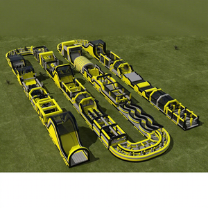 Pista <span class=keywords><strong>de</strong></span> Obstáculos Inflable <span class=keywords><strong>de</strong></span> 300m <span class=keywords><strong>de</strong></span> Largo, Estilo Ninja Warrior, para <span class=keywords><strong>Adultos</strong></span> - Product Image 1