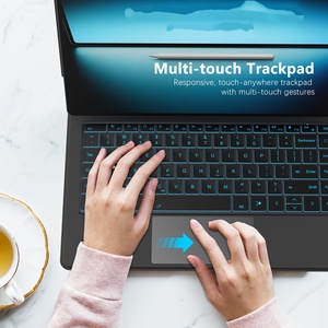 Étui Clavier Magique pour Samsung Galaxy Tab S11 Ultra 14.6'' avec Rétroéclairage, Support Magnétique, Pavé Tactile Multi-Touch et Touche IA Laudtec - Product Image 4