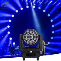 Projecteur LED matriciel à zoom 4-en-1 RGBL 19x50W haute puissance IP65 pour spectacles en direct, concerts, soirées, DJ et discothèques