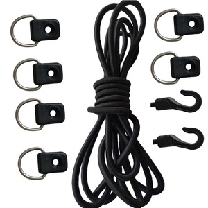 Cuerda elástica de nailon de 5 mm con ganchos en forma de D para uso en exteriores, correas de sujeción - Product Image 5