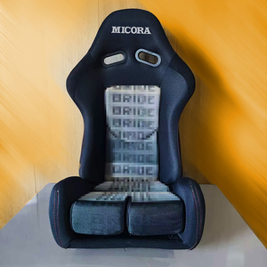 Sedile per auto da corsa Business di lusso della serie MICO CO12-sedile avvolgente regolabile universale in velluto in pelle - Product Image 1