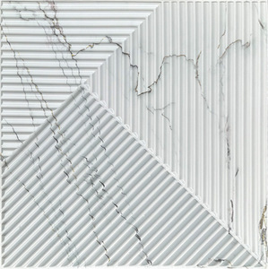 Hiện đại PVC trang trí <span class=keywords><strong>3D</strong></span> tấm Tường không thấm nước nội thất hình nền cho phòng khách sạn cho biệt thự công ty nền tường - Product Image 5