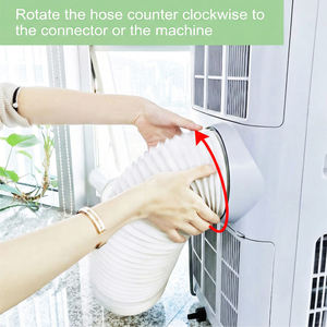Tuyau flexible d'évacuation d'air en plastique pour <span class=keywords><strong>climatiseur</strong></span> portable YOD HVAC Contractor, haute pression, 5 pouces, usage domestique, garantie 5 ans - Product Image 4