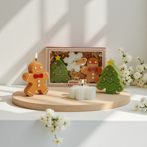 Ambiance festive créative bougie personnalisée faveur de mariage Bougies de Noël décorées parfumées - Product Image 2