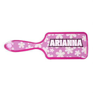 Cepillo para el cabello Arianna con diseño floral rosa para peinar a las niñas pequeñas - Product Image 2