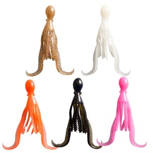 Señuelo de pesca de pulpo de TPE suave de 10 cm para pesca de fondo en agua salada - Product Image 1