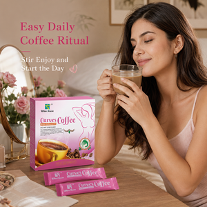 Café instantané <span class=keywords><strong>pour</strong></span> femmes Private Label Curves, sachets de café beauté, extrait botanique, OEM ODM, vente en gros en vrac - Product Image 5