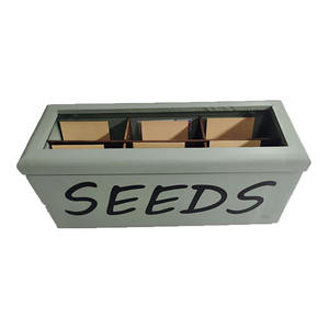 Caja de Madera para <span class=keywords><strong>Semillas</strong></span> de Jardín, Organizador de Almacenamiento de <span class=keywords><strong>Semillas</strong></span> con Divisores, Organizador de Almacenamiento de Madera, Caja de Almacenamiento de <span class=keywords><strong>Semillas</strong></span> de Vegetales - Product Image 1