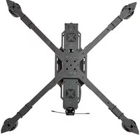 7 10 13 15 18 Zoll 3K Kohlefaser Hochfester Rahmen-Bausatz für FPV-Renndrohnen und Langstrecken-Quadcopter
