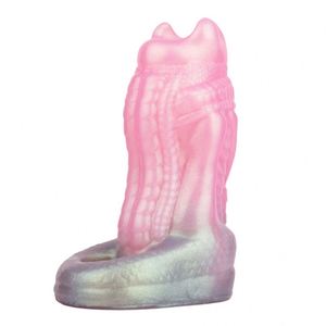 Fantasy Sleeve Sheath Couple Sex Life Stretchable Penis Sleeve with Testicle Strap Wearable Self Training Masturbation Sex Toy - Product Image 2