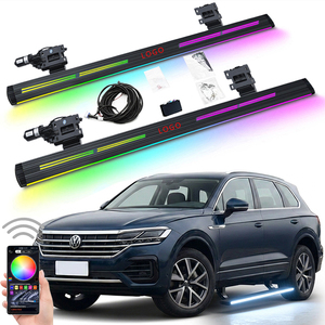 Marchepieds électriques en alliage d'aluminium avec éclairage LED coloré, installation sans perçage pour VW <span class=keywords><strong>Touareg</strong></span> <span class=keywords><strong>2022</strong></span>+ - Product Image 1