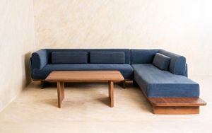 Canapé en bois de sheesham massif, moderne, luxueux, élégant, durable, confortable et parfait pour la famille. - Product Image 5