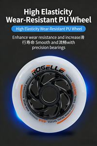 Patins à roulettes en fibre de carbone Ruidongle, patins de vitesse, 4 roues, roues en PU à rebond élevé, roulements Abec 11 pour hommes et femmes - Product Image 6