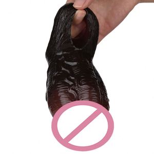 Manchon pénien réaliste en silicone souple SXXY avec design ouvert, sensation de peau du gland, extenseur de pénis pour hommes, pour retarder l'éjaculation - Product Image 6