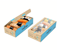 Boîte à sushi personnalisée, écologique, recyclable, résistante, jetable, pour emballages alimentaires à emporter, pour sushi japonais et bento