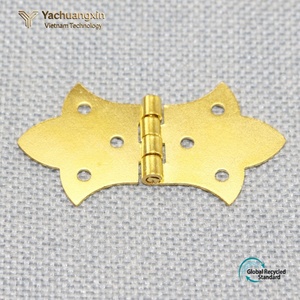 Charnière décorative vintage en cuivre avec finition galvanisée, forme ronde, boucle en dentelle, pour emballage de boîte à bijoux - Product Image 4