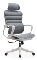 Chaise de bureau ergonomique massante chauffante avec support lombaire 3D, accoudoirs 6D, maille respirante et repose-pieds rétractable 135 °   Appuie-tête inclinable