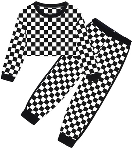 Vêtements Tie Dye pour filles de 10 ans, ensemble 2 pièces, haut court + pantalon, 18 mois - 14 ans, enfants - Product Image 5