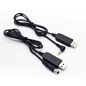 Cavo di alimentazione USB 2.0 da 5V a 12V con connettore DC 5.5x2.1/2.5mm, ricarica rapida <span class=keywords><strong>e</strong></span> conduttore in rame puro - Product Image 2