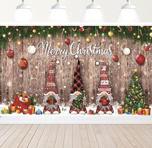 クリスマスタウン雪シーン写真の背景-クリスマス冬ワンダーランドバナー新年の休日のための簡単なハング装飾 - Product Image 2